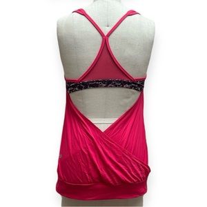 Lululemon Minimalist Tank Top Size 10 Mini Ripple Boom Juice Multi Pink